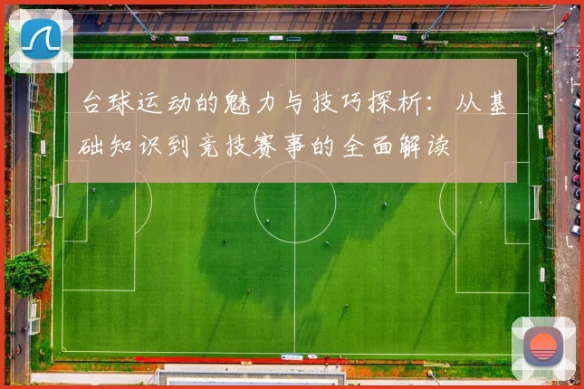 台球运动的魅力与技巧探析：从基础知识到竞技赛事的全面解读